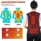 Self-Heating Back Brace 118 Magnets Therapy Decompression Belt Lumbar Support Belt for Men Woman Waist Brace Vest Spine Shoulder Neck Posture Correction Pain Relief (Size : M/Medium)