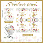 Nuanchu 50 Pcs Baptism Napkins God Bless Napkins Christening Party Decorations First Holy Communion Cross Religious Paper Supplies for Religious Holiday Dinner Party Decorations