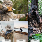 Camo Balaclava Face Mask with Mesh Breathable Holes for Man and Women-Huning Fishing Sking Windproof UV Protection