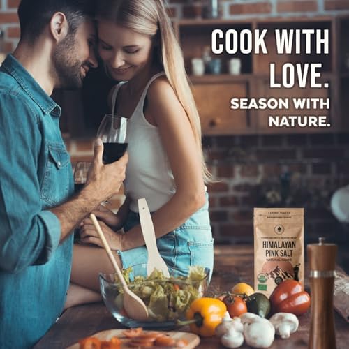 Himalayan Pink Salt with Nordic Kelp – Naturally Iodized salt for everyday use in Plastic-Free Packaging | Coarse salt for grinder refill | Gourmet Salt for Cooking | Unrefined, Additive-Free, 10oz