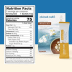 Clöud Café Moomin Zero Sugar Hot Chocolate Powder Packets - Premium Hot Cocoa Blend - Smooth & Sweet - Easy One Step Cocoa for On-The-Go (7 Sachets)