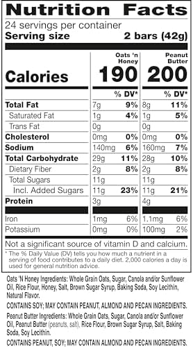 Nature Valley Crunchy Granola Bars, Variety Pack, 48 Ct, 35.76 oz (24 Pouches)