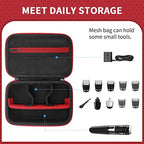 Yinke Travel Storage Case for Philips Norelco Multigroom Series 3000/5000, MG3740/40, MG5910/49 - Protective Organizer for Beard Trimmer, Attachments, Face & Ear Hair Trimmer, and Hair Clipper Shaver