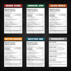 Spice Rack Co. BBQ Seasonings And Rubs - Smoking & Grilling Spices and Seasonings Sets, Grilling Accessories & Smoker Accessories, Unique Fathers Day Gift For Dad, Gifts For Father's Day (5 Pack)
