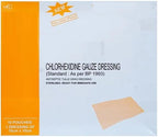 Paraffin Dressing Gauze10cm x 10cm Standard Ready for Use Pack of 10 Pcs
