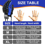 Rehabilitation Robot Glove for Stroke Hemiplegia Finger Hand Stroke Recovery Equipment for Left or Right Robotic Hand Trainer with Heating Massage Mirror Glove (Right Hand, L)