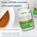 Algae Calcium & Magnesium Complex + High Absorption Curcumin C3 Complex, Vegan Bundle for Bones, Joints & Recovery from Exercise, by Igennus