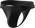 Casey Kevin Men's Ice Silk Thongs Underwear Bulge Pouch G-Strings Brief Underwear for Men T-Back Bikini