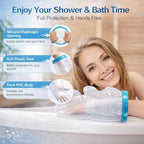 Waterproof Hand Cast Cover for Shower Adult, Reusable Watertight Wrist Protector for After Surgery Broken Hand Finger, Medical Grade Comfortable Bandage Sleeve Bag for Burns Wound [2026 Upgrade]