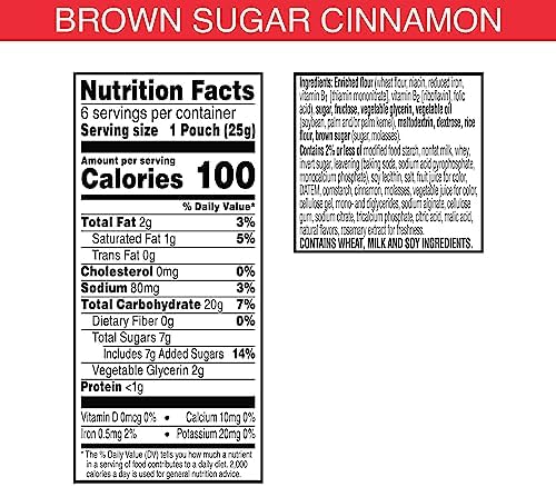 Special K Bar Pastry Crisps, 100 Calorie Snacks, Breakfast Bars, Brown Sugar Cinnamon, 5.28oz Box (12 Crisps)