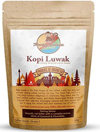 Monkey Business Coffee - Wild Kopi Luwak Coffee Ground Beans - Ethically Sourced - 50 Grams (1.75oz) (Other Weights & Bean Types Available) - Produce of Indonesia…
