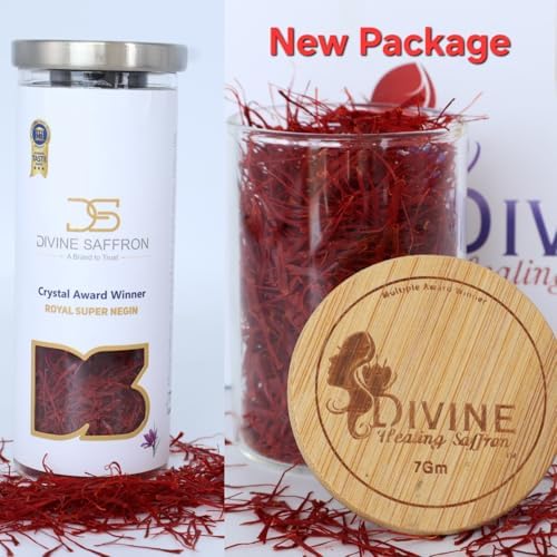 Saffron Threads - 100% Fresh, Pure from Afghanistan - Premium Award Winner Red Threads for Cooking Spanish Rice Paella & Risotto, Golden Milk, Tea & More - Divine Healing Saffron, 7g