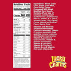 Lucky Charms Chocolatey Chocolate Cereal with Marshmallows, Kids Breakfast Cereal, Made with Whole Grain, 10.6 oz