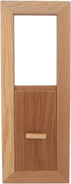 Estink Wooden Sauna Room Air Vent, Cedar Rectangle Adjustable Steam Room Sauna Room Air Ventilation Equipment Panel Air Vent Grille Sauna Accessory for Ventilation in Sauna or Steam Room