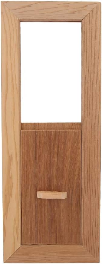 Estink Wooden Sauna Room Air Vent, Cedar Rectangle Adjustable Steam Room Sauna Room Air Ventilation Equipment Panel Air Vent Grille Sauna Accessory for Ventilation in Sauna or Steam Room