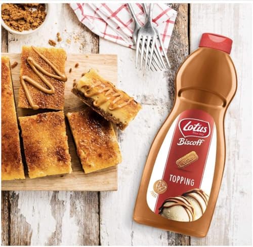 Lotus Biscoff Topping Sauce 2.2 lb (1kg) Squeezy Bottle and Lotus Biscoff Crushed Crumbs 1.6 lb(750g) Ultimate Dessert Bundle by Magic Market
