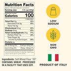 Cento Anna Tipo 00 Flour, 11 Lbs., Extra Fine, Unbleached, Soft Wheat Flour, Perfect for Pizza Crust, Pasta & Bread, Grown and Processed in Italy
