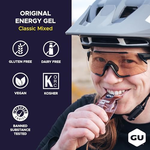 GU Energy, Original Energy Gels, Assorted Flavors - 24 Count