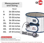 DDS Lumbar Decompression Belt Double Lite Pneumatic Air Back Brace Lower Waist Back Lifting Working Out Walking Gym Sciatica Herniated Disc Pinched Nerves Stenosis Traction L (33"-35")