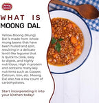 Moong Dal 2 LBS (Mung Split Dry Beans) ~ Indian Golden Lentils ~ 100% Natural & Pure - by Spicy World