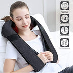 Mirakel Fathers Day Dad Gifts for Husband Men, Neck Massager for Pain Relief Deep Tissue, Electric Shiatsu Shoulder & Back Massager with Heat, Mothers Day Gifts for Mom Wife Women Her (NOT Cordless)