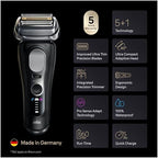 Braun Series 9 PRO+ Electric Shaver, Pro SensoAdapt, 6in1 SmartCare Center, Wet & Dry Razor, 9660CCPS, Black