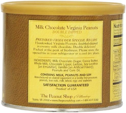 Double Dipped Milk Chocolate Virginia Peanuts