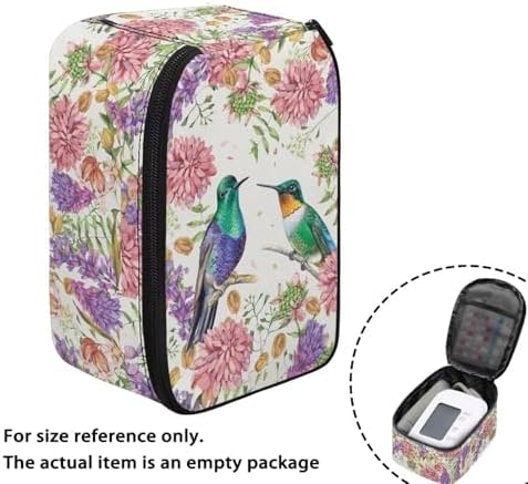 Hummingbird Blood Pressure Monitor Case Hard Carrying Medical Travel Storage Bag Universally Compatible Portable BPM Cuff Health Accessories Pouch Replacement