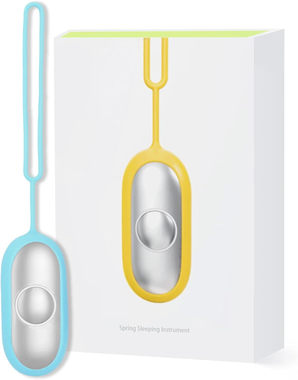 Compact Handheld Sleep Device - Relaxation Tool for Improved Sleep, Mood & Focus, Adjustable Massage Intensity, Portable & Easy to Carry（Blue）