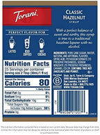 Torani Syrup, Classic Hazelnut, 25.4 Ounces (Pack of 4)