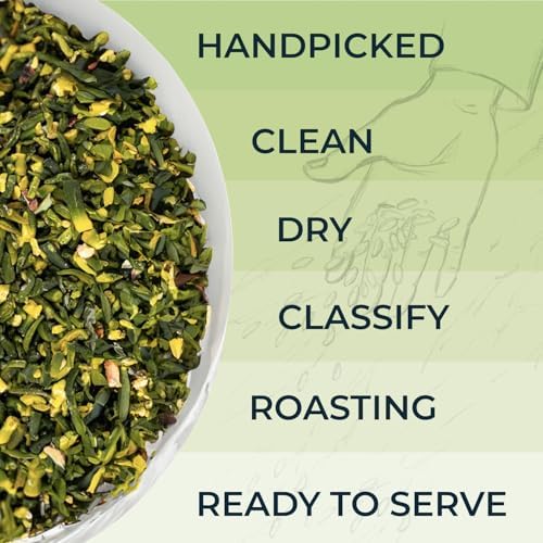 Dried Lotus Plumule, 2.82 Oz, Re-steep Herbal Tea, Refreshing & Fragrant, Mind Calm & Relax, No Additives, No Caffeine, Vietnamese Roasted Lotus Seed Core, Vacuum Sealed