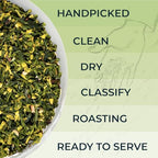 Dried Lotus Plumule, 2.82 Oz, Re-steep Herbal Tea, Refreshing & Fragrant, Mind Calm & Relax, No Additives, No Caffeine, Vietnamese Roasted Lotus Seed Core, Vacuum Sealed