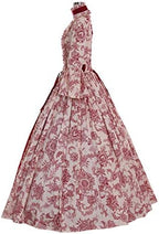 1791's lady Women's Victorian Rococo Dress Inspiration Maiden Costume