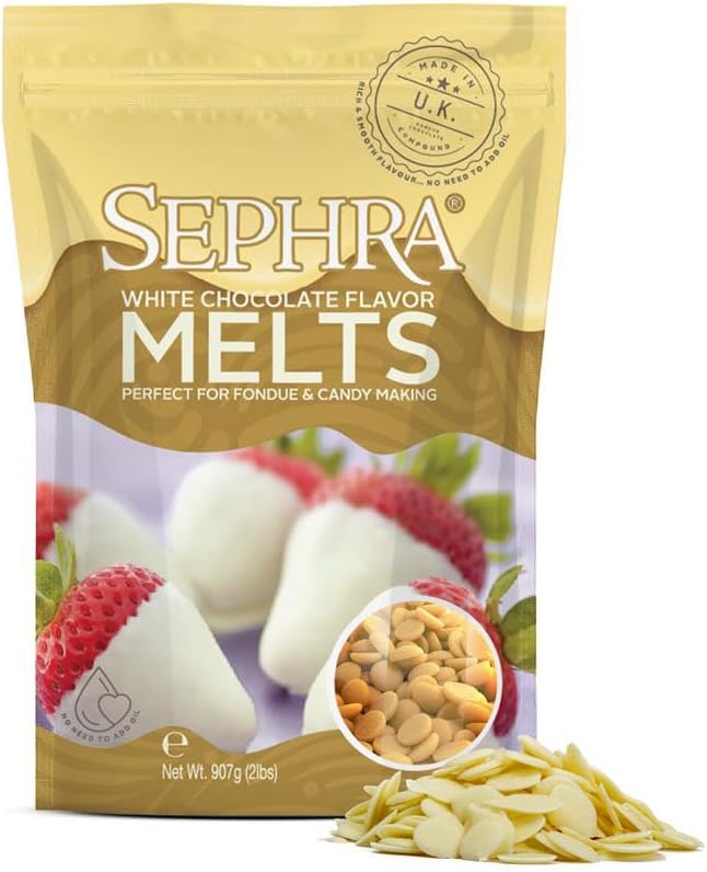 Sephra Fountain-ready White Chocolate Flavor Melts - 2lb Bag