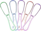 5pcs Tongue Scraper, Tongue Cleaner Brush Hand Scraper (Random Color)