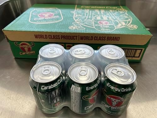 The Original Packaging & Original Formula Carabao Energy Drink 8.5 fl oz (250ml) Product of Thailand. - (pack of 24)