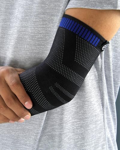 Pro-Tec Athletics 3D Compression Elbow Sleeve, Elbow Brace, Compression Sleeves, Pain Relief, Men & Women, Tennis Elbow Support, Easy to Use, Working Out