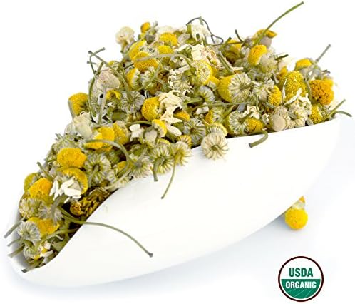 Chamomile Tea 1LB (16Oz) 100% CERTIFIED Organic (USDA seal) Chamomile Flowers Herbal Tea (Matricaria Chamomilla) in 1 lb Bulk BPA-free Resealable Bags from U.S. Wellness