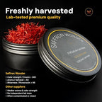 Saffron – Premium Super Negin Saffron Threads, Hand-Harvested & Naturally Dried, Perfect for Paella, Risotto, Desserts & Tea (1g /2g/ 5g / 10g/28g) (2 gram)