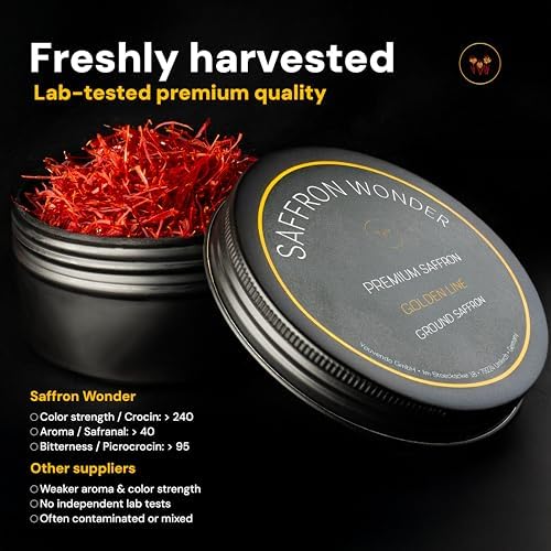 Saffron – Premium Super Negin Saffron Threads, Hand-Harvested & Naturally Dried, Perfect for Paella, Risotto, Desserts & Tea (1g /2g/ 5g / 10g/28g) (2 gram)