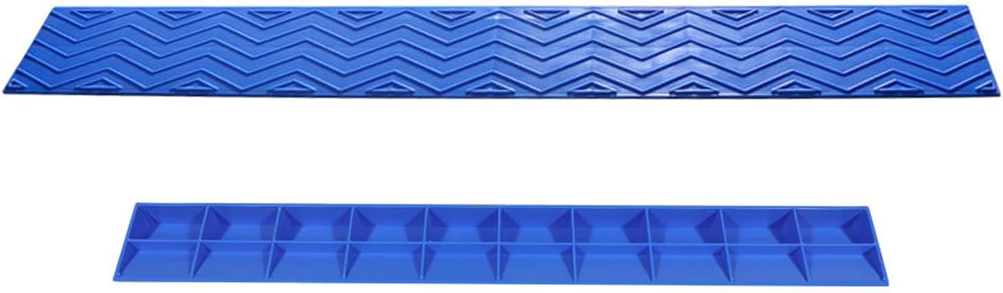 Threshold Ramp with Non-Slip Surface, Portable Wheelchair Ramp, Curb Ramps for Sweeping Robot, Wheelchairs, Bicycles, Scooters(1cm/0.3in)