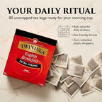 Twinings Extra Strong English Breakfast Tea Bags 80s