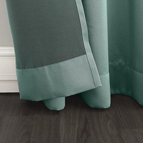 Sun Zero Becca Energy Efficient Grommet Curtain Panel, 40" x 63", Mineral
