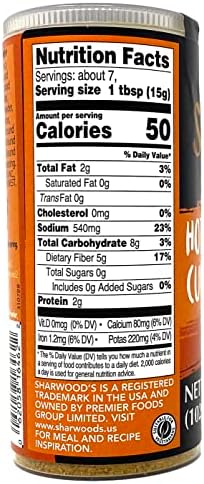 Sharwoods Hot Curry Powder 3.6 oz - Pack of 6