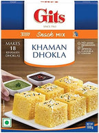 Gits Instant Khaman Dhokla Snack Mix, 720g (Pack of 4 X 180g Each)