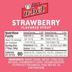FOX’S U-BET Syrup Bottle – Brooklyn Original Since 1900, Thick, No High Fructose Corn Syrup, Kosher Certified, Fat Free, For Egg Creams, Coffee, Milkshakes & Desserts, 20 oz (2-Pack, Strawberry)