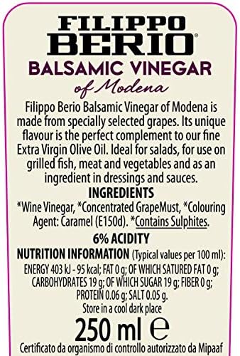 Filippo Berio Balsamic Vinegar of Modena 250ml