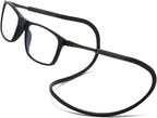 Magnetic Reading Glasses with Front Connect Blue Light Blocking,Comfortable Neck Hanging Readers for Men and Women