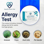 Inhalant Allergy Test - Clinical-Grade Accuracy | Painless Collection for Adults & Kids | Covers Over 90% Indoor and Outdoor Allergy Reactions Including Dust Mites, Mold, Pet Dander, Pollen