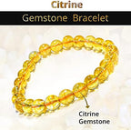 Healing Crystal Bracelet for Women and Men – 8mm Round Beaded Bracelet for Men and Women – Unisex Stretchy Gemstone Bracelet for Healing and Protection